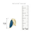 Load image into Gallery viewer, Coastal Leaf Duo Studs