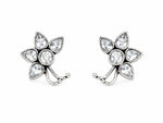 Load image into Gallery viewer, Floral Oxidised Stud Earrings