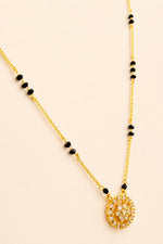 Load image into Gallery viewer, Double Ring Pavé Mangalsutra