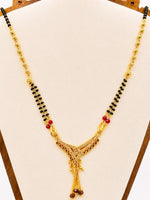 Load image into Gallery viewer, Ruby Bead Filigree Mangalsutra