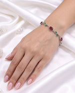 Load image into Gallery viewer, Scarlet Vine Tulip Bracelet