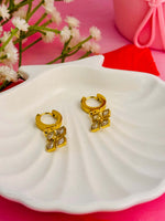 Load image into Gallery viewer, Crystal Cross Glow Earrings