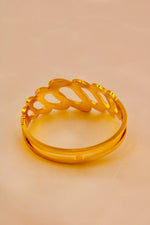 Load image into Gallery viewer, Golden Link Crystal Cuff