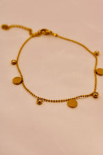 Load image into Gallery viewer, Gold Daisy Chain Anklet