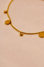 Load image into Gallery viewer, Gold Daisy Chain Anklet