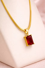 Load image into Gallery viewer, Hot Red Pendant Necklace