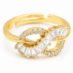 Load image into Gallery viewer, Radiant Leaf Crystal Ring