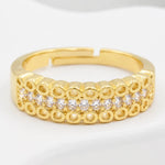 Load image into Gallery viewer, RUVIQUE Halo Chain Ring