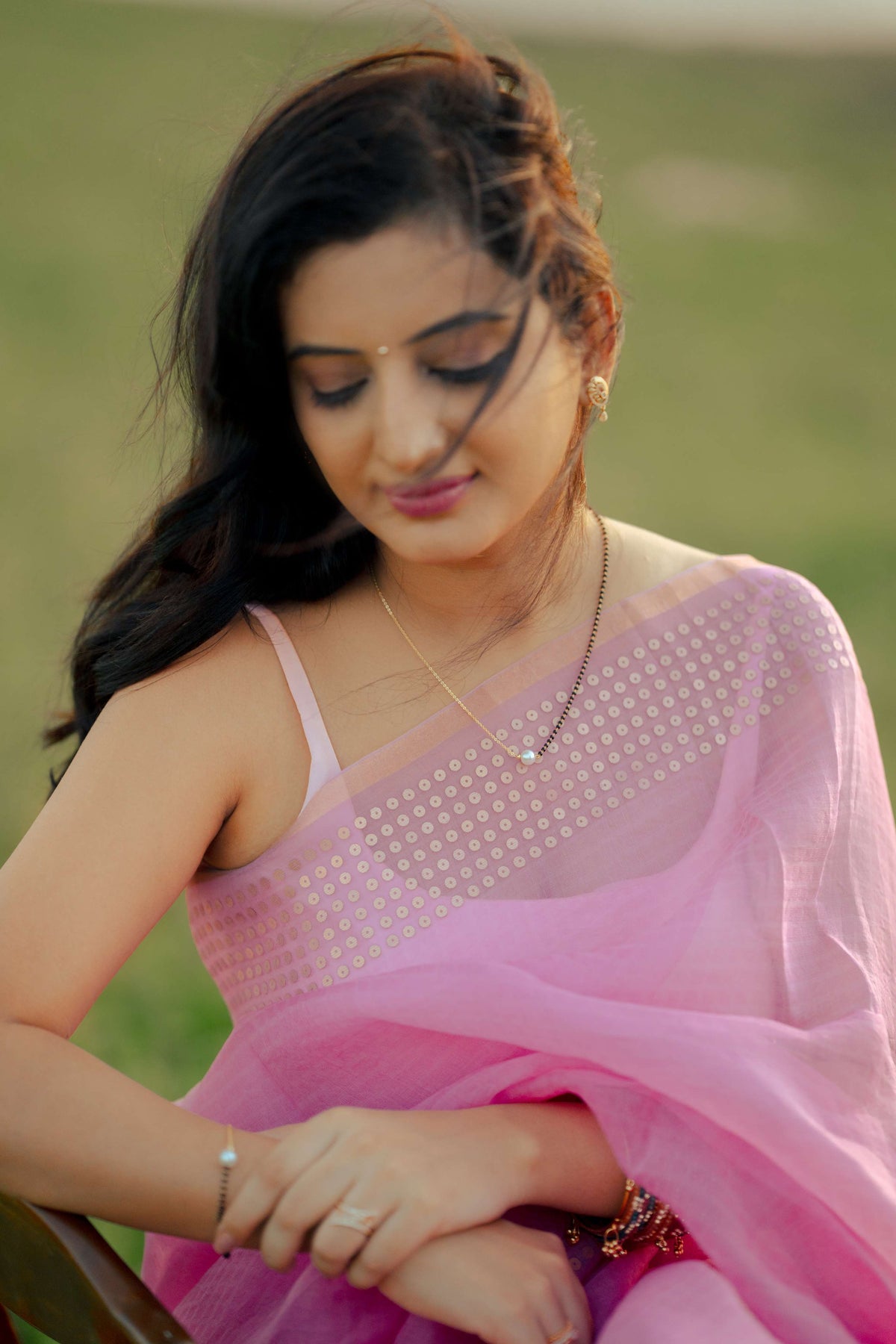 Ruvique pearl grace mangalsutra combo