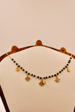 Load image into Gallery viewer, Golden Floral Luxe Charm Mangalsutra Choker