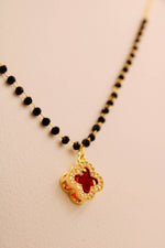 Load image into Gallery viewer, Ruby Clover Mangalsutra Choker