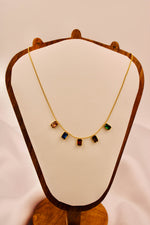 Load image into Gallery viewer, Multicolor Diamond Glow Chain Necklace