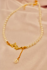 Load image into Gallery viewer, Sweet Bow Pearl Necklace