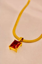 Load image into Gallery viewer, Hot Red Pendant Necklace