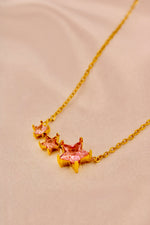 Load image into Gallery viewer, Pink Vibes Star Chain Necklace