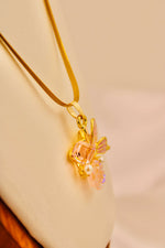 Load image into Gallery viewer, Blush Butterfly Pendant Necklace