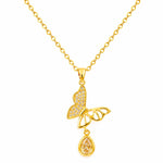 Load image into Gallery viewer, Aurora Butterfly Pendant Necklace