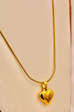 Load image into Gallery viewer, Aurum Heart Pendant Necklace