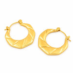 Load image into Gallery viewer, Aurum Twist Hoop Earrings