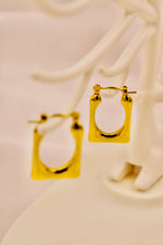 Load image into Gallery viewer, Forma Square Hoop Earrings