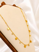 Load image into Gallery viewer, Golden Bloom Charm Necklace