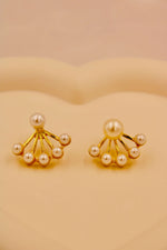 Load image into Gallery viewer, Plume Pearl Studs