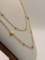 Load image into Gallery viewer, Mini Heart Chain Necklace