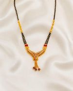 Load image into Gallery viewer, Ruby Bead Filigree Mangalsutra
