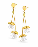 Load image into Gallery viewer, Ruvique Lily of the Valley Chain Drop Earrings
