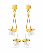 Load image into Gallery viewer, Ruvique Lily of the Valley Chain Drop Earrings
