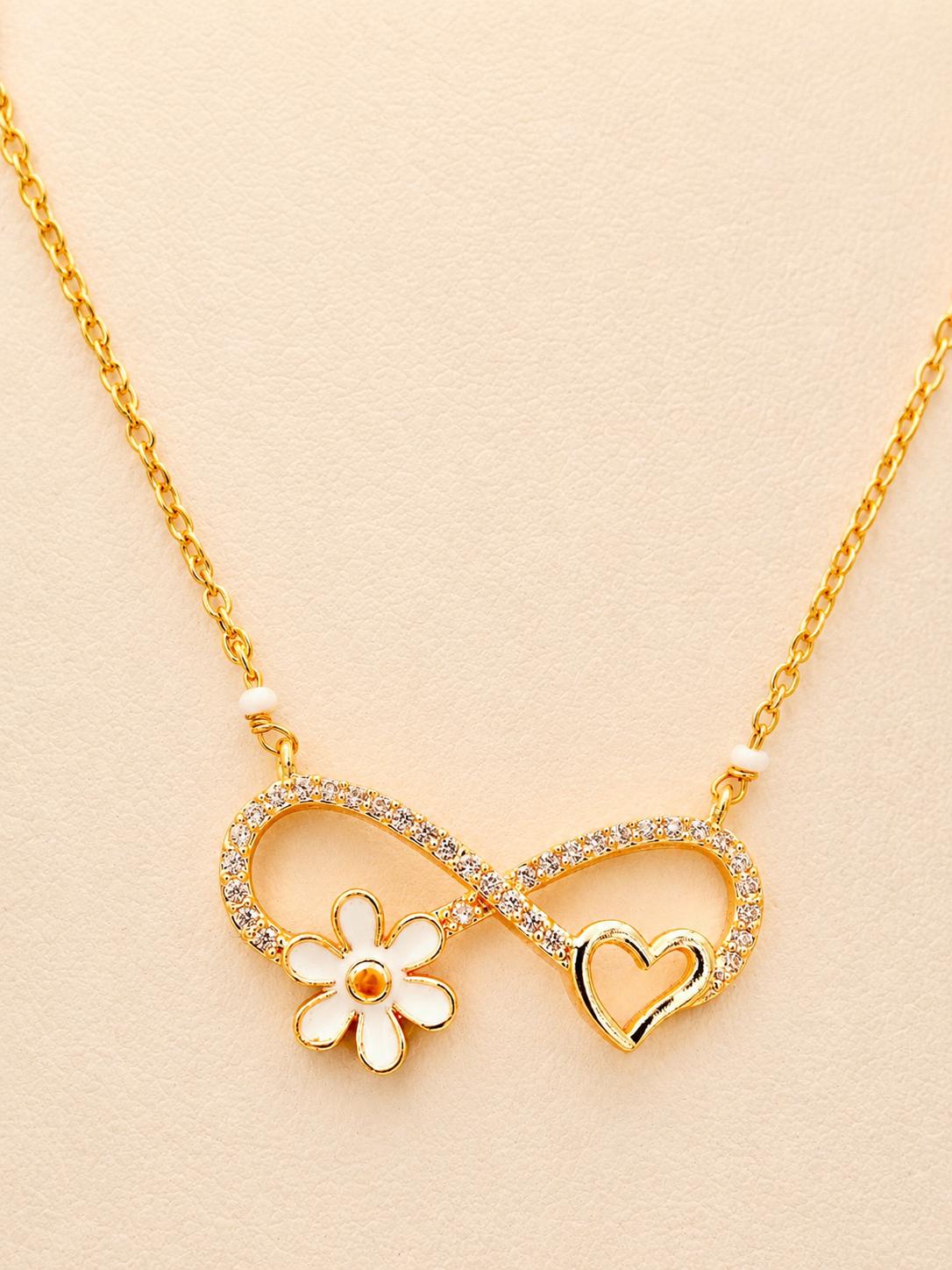 Daisy heart mangalsutra