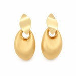 Load image into Gallery viewer, Golden Pebble Drop Earrings
