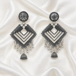 Load image into Gallery viewer, Oxidised Kite Jhumka Earrings
