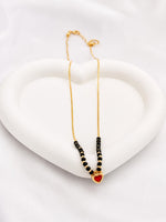 Load image into Gallery viewer, Red Heart Enamel Mangalsutra
