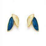 Load image into Gallery viewer, Coastal Leaf Duo Studs
