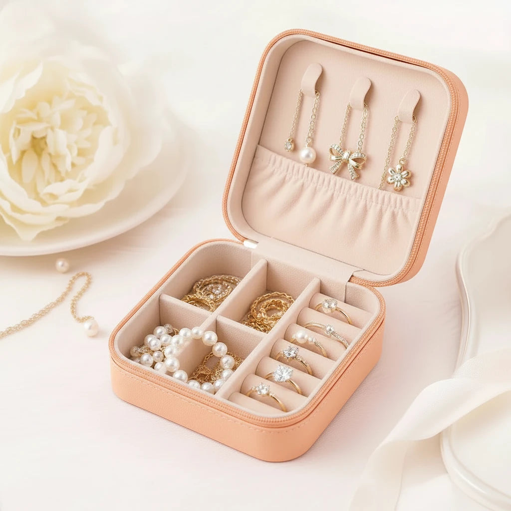 Travel Jewellery Organizer Case