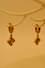 Load image into Gallery viewer, Crystal Cross Glow Earrings
