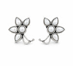 Load image into Gallery viewer, Floral Oxidised Stud Earrings
