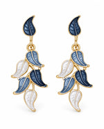 Load image into Gallery viewer, Ruvique Pastel Leaf Cascade Drop Earrings
