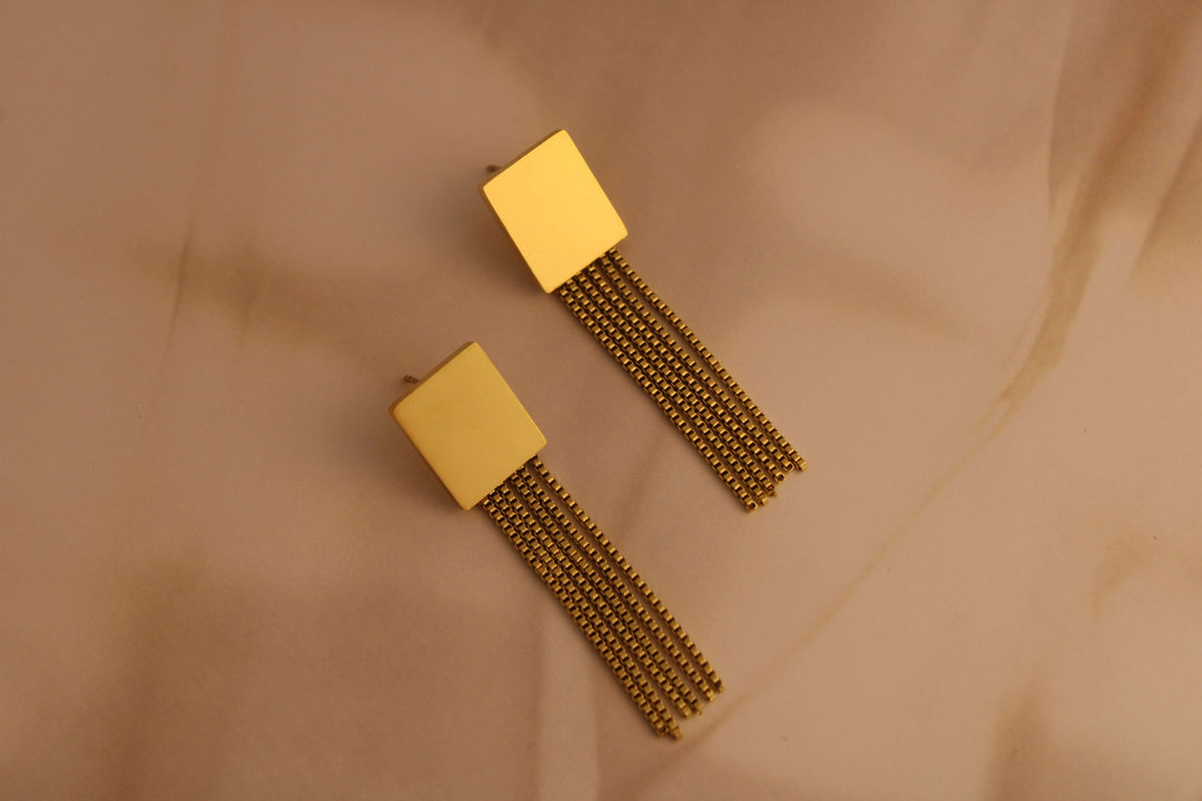Celeste Golden Tassels