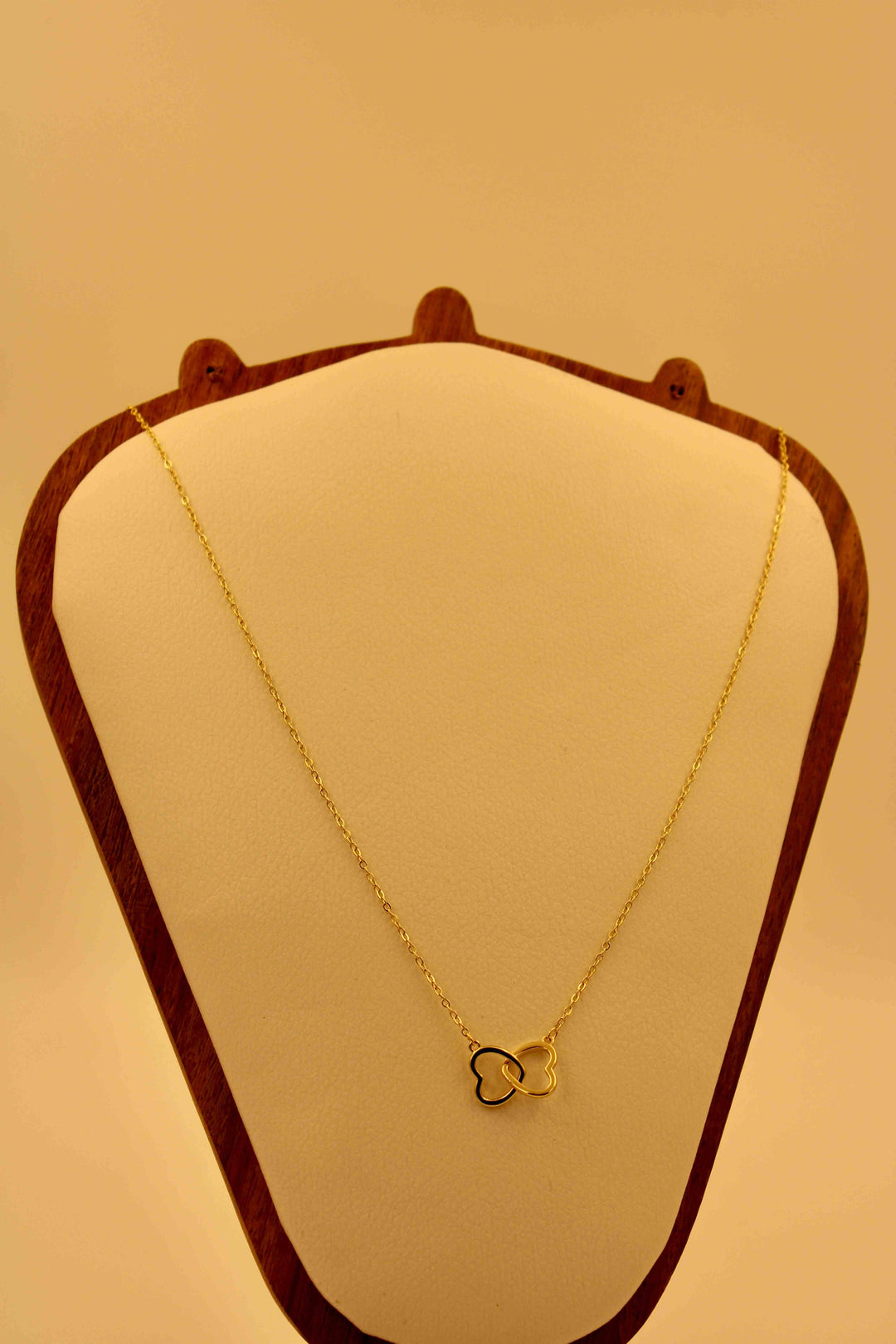 Twin Heart Pendant Necklace