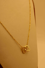Load image into Gallery viewer, Twin Heart Pendant Necklace
