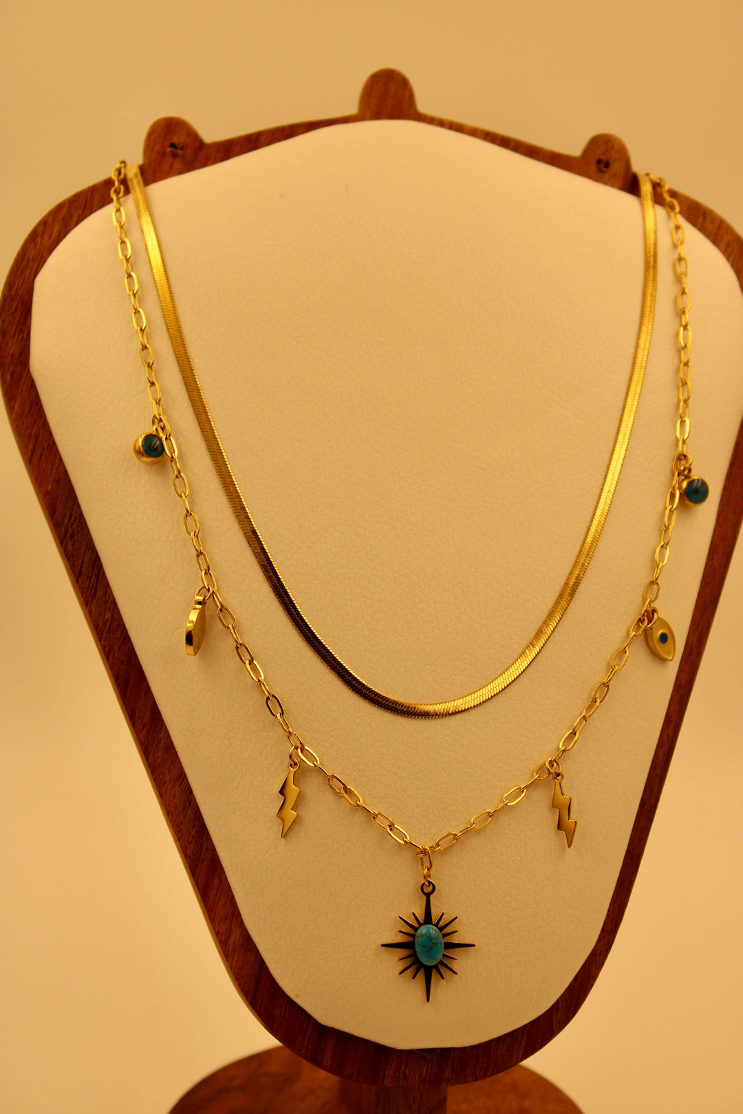 Ruvique Evil Eye Aura Necklace