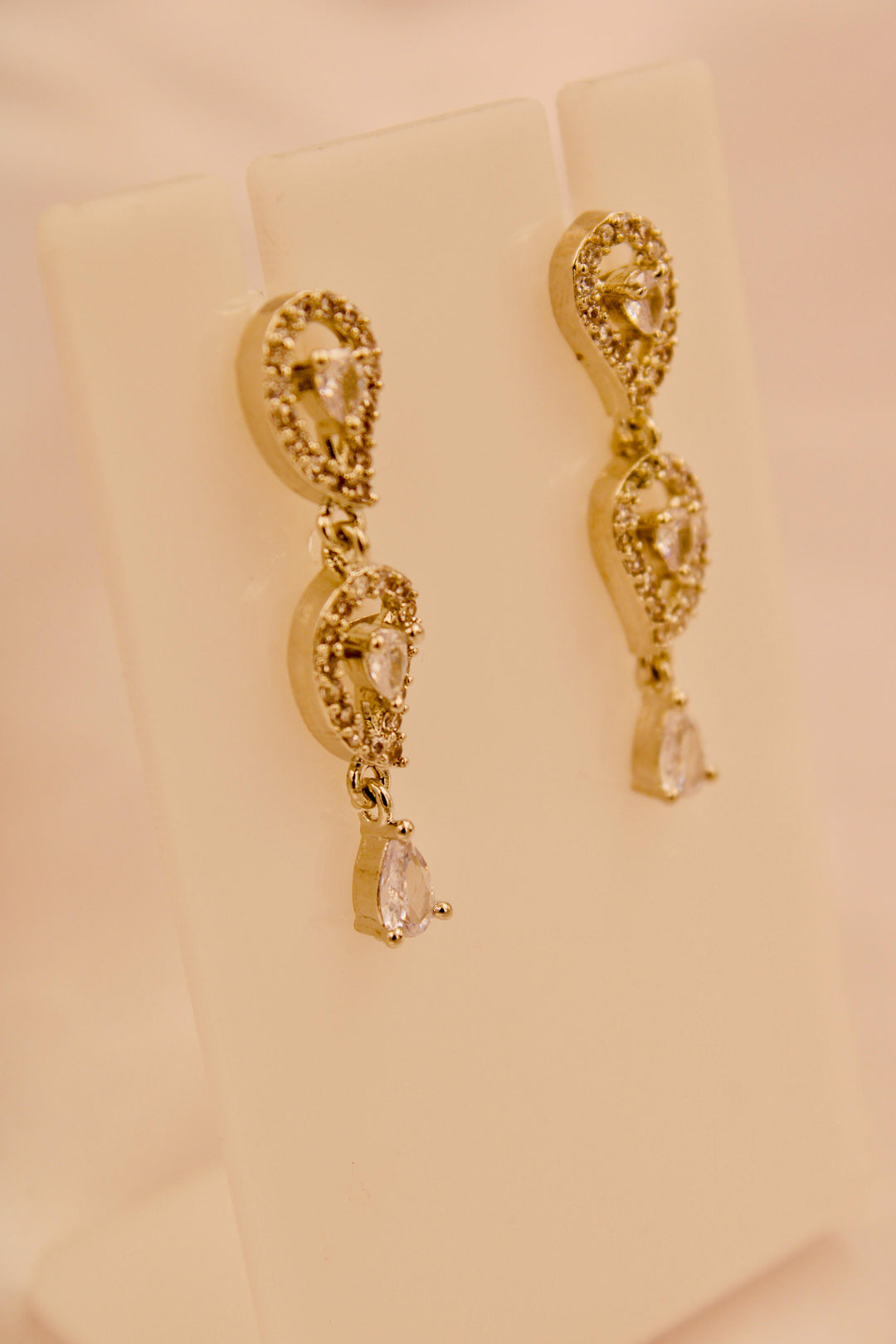Silver & Ruby AD Necklace Set