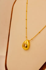 Load image into Gallery viewer, Crystal Heart Teardrop Necklace
