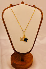 Load image into Gallery viewer, Dual Clover Charm Necklace
