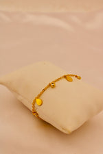 Load image into Gallery viewer, Golden Minimal Charm Bracelet
