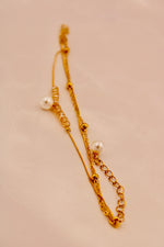 Load image into Gallery viewer, Pearl &amp; Topaz Multi-Chain Bracelet
