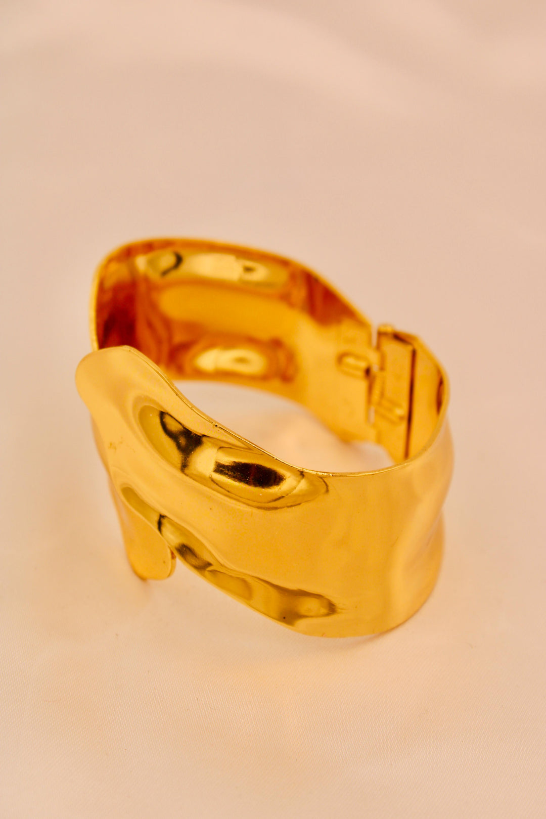 Golden Wave Wrap Cuff