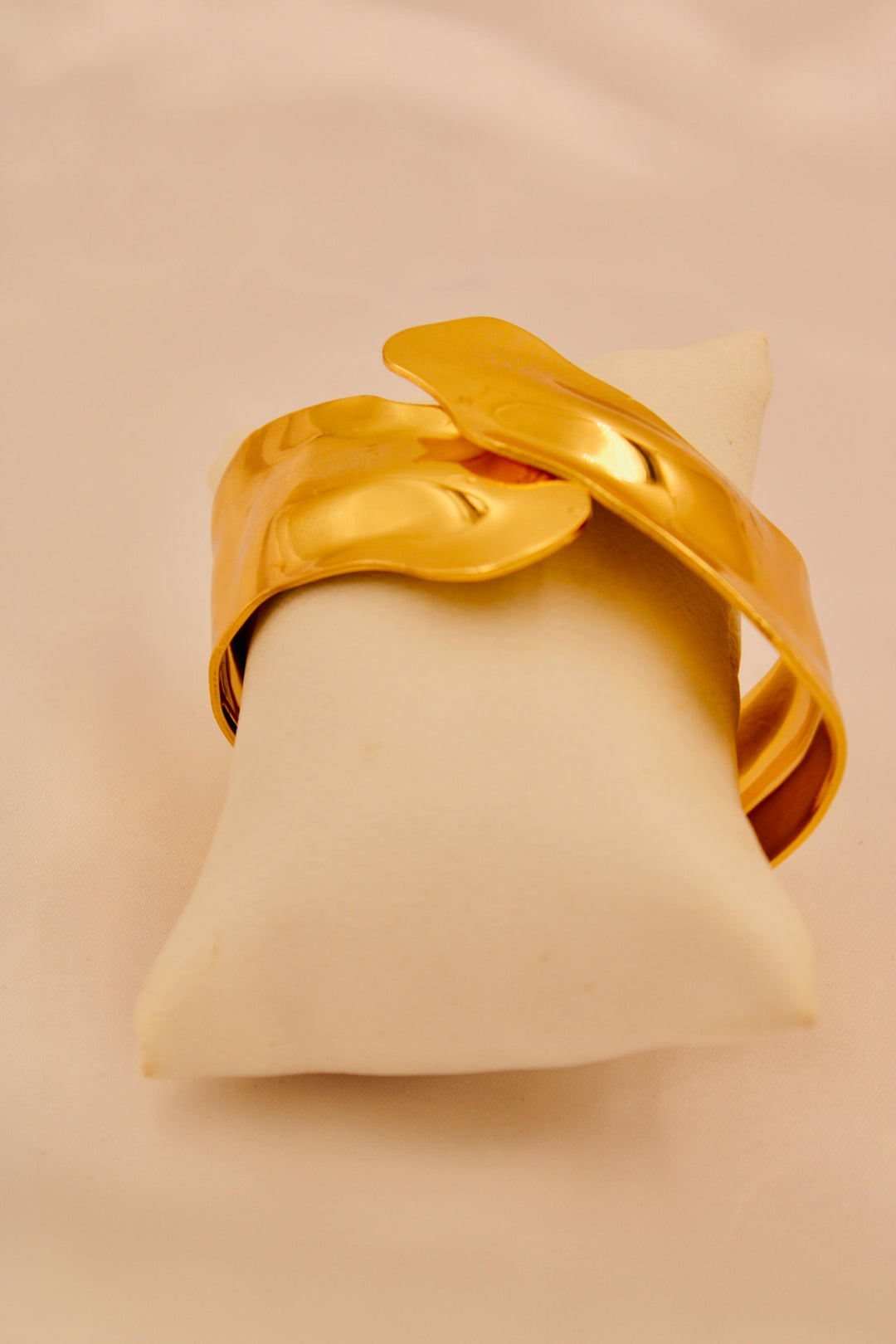 Golden Wave Wrap Cuff